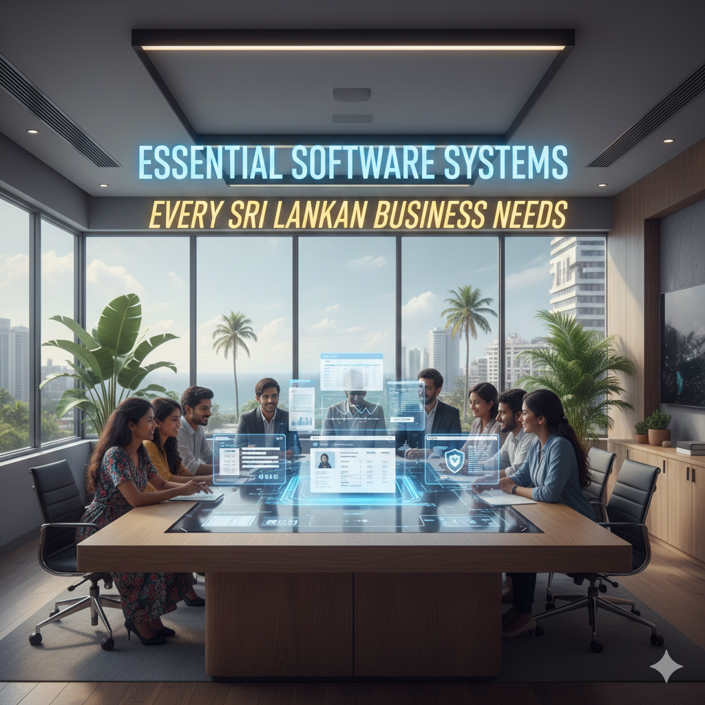 Essential software systems every Sri Lankan business needs for success
