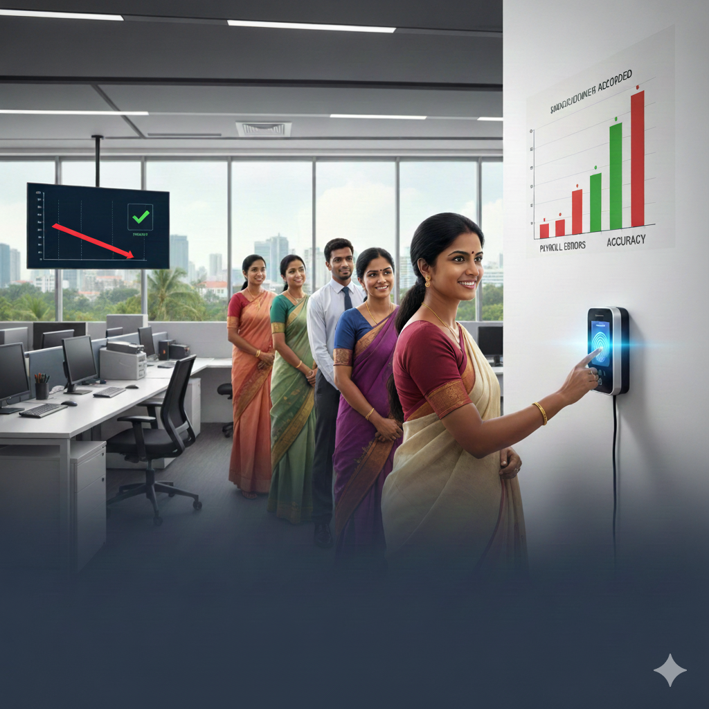 How Fingerprint Attendance Systems Reduce Payroll Errors